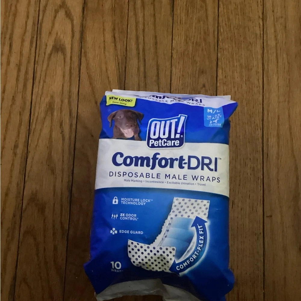 Comfort Dri Disposable Dog Male Wraps